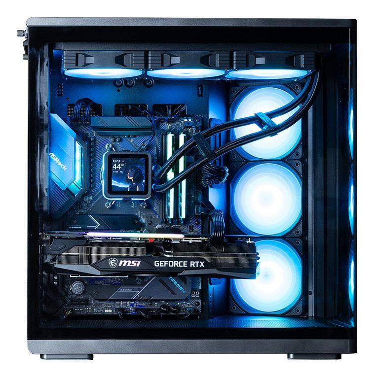 Caixa de Computador ZALMAN P60 Black (ATX, Mini-ITX - Midi Tower - Plástico, aço, vidro temperado - Preto) — miniatura 4