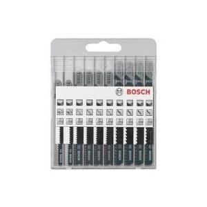 Conjunto de Lâminas para Serra de Recortes BOSCH 2607010629 (10 Lâminas - Encaixe em T)