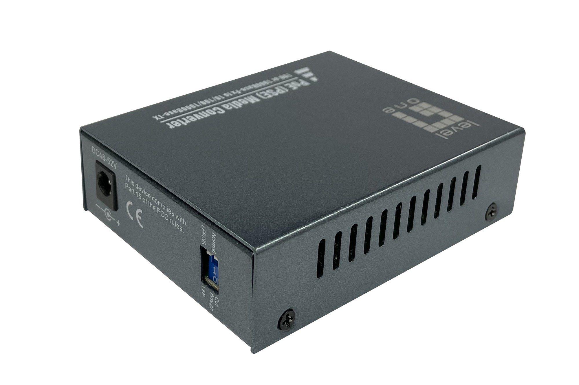 Conversor de Media LEVEL ONE GVT-2014 (1000 Mbit/s - Cinzento), miniatura 4