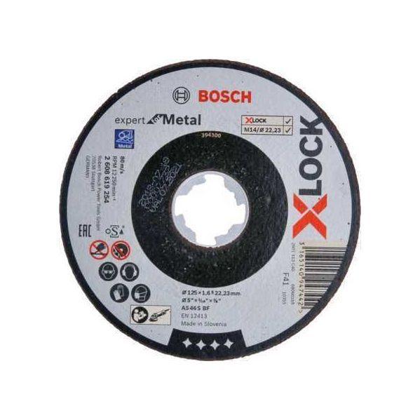 Disco de Corte BOSCH Expert for Metal X-LOCK 2608619254 (125 mm)