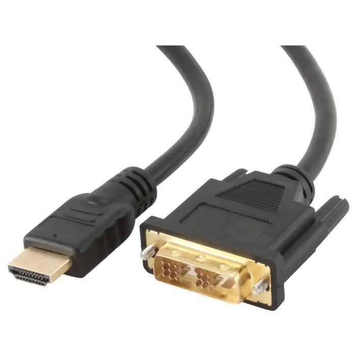 Cabo HDMI para DVI GEMBIRD CC-HDMI-DVI-15 (4,5 m - DVI-D - Preto), miniatura 2