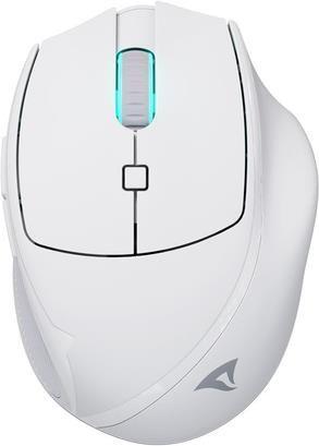 Rato SHARKOON OfficePal M25W (Mão direita - 4000 DPI - Ótico - Branco)