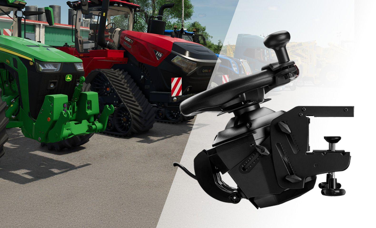Volante THRUSTMASTER T128 SimTask Farming Pack (PlayStation - Com fios - Preto) — miniatura 6