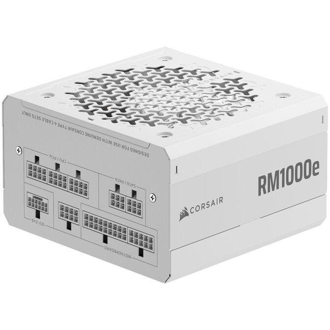 Fonte de Alimentação CORSAIR RMe Series RM1000e 3rd Gen (ATX 3.1 - 1000 W - Branco), miniatura 3