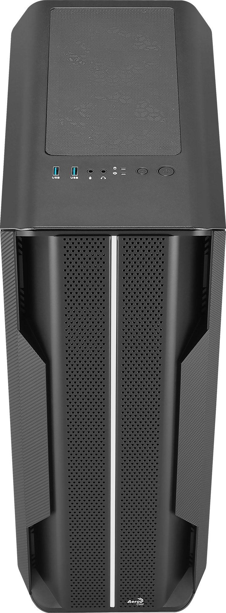 Caixa de Computador AEROCOOL Splinter Duo-G-BK-v1 (ATX, Micro ATX, Mini-ITX - Midi Tower - ABS, SPCC - Preto) — miniatura 6