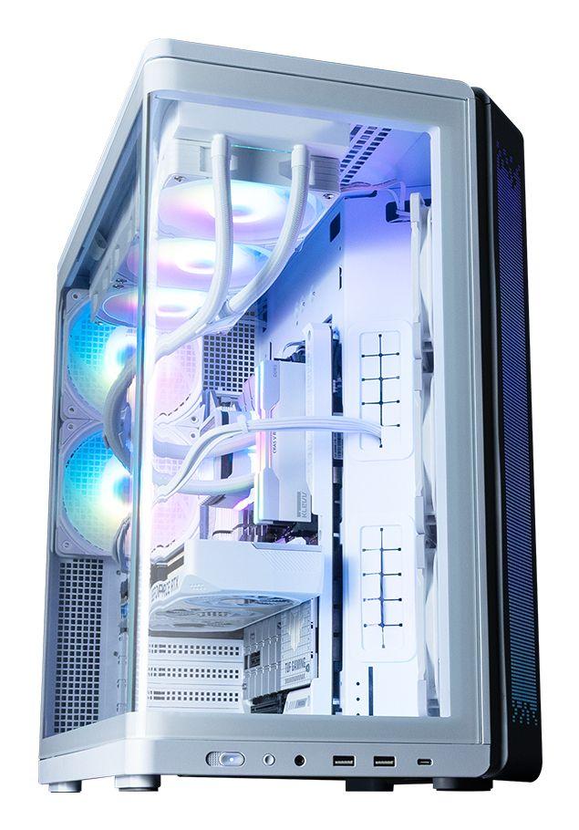 Caixa PC ZALMAN P60 White (ATX, Mini-ITX - Midi Tower - Plástico, aço, vidro temperado - Branco) — miniatura 4