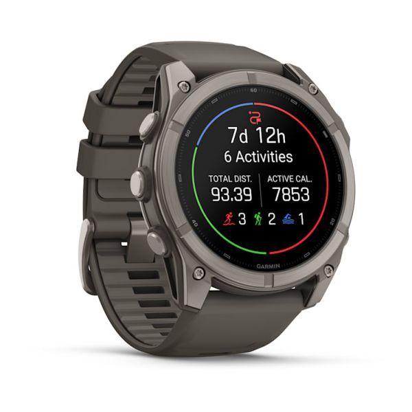 Smartwatch GARMIN Fenix 9 (Redondo - Android, iOS - AMOLED - Cinzento Pedra/Titânio) — miniatura 4