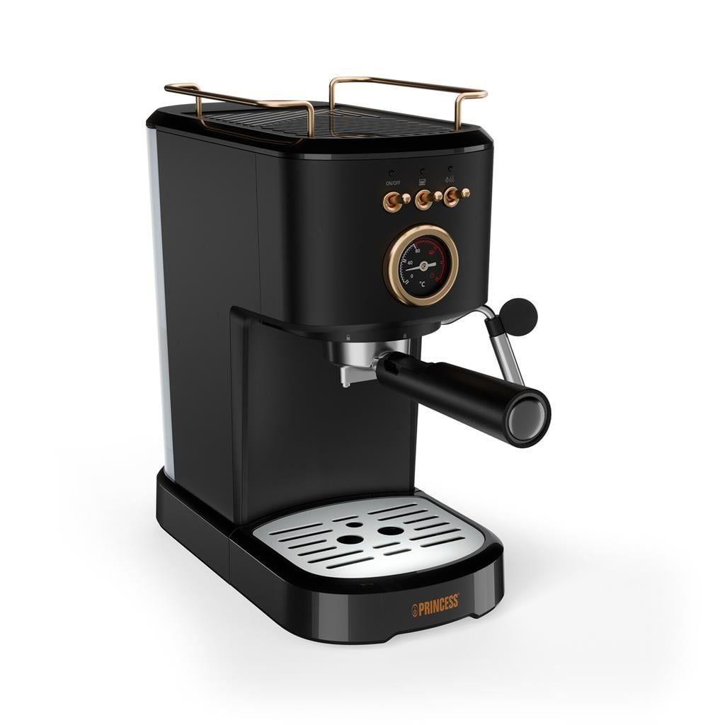 Máquina de Café Expresso PRINCESS 01.249417.01.001 (Cápsulas de café, café moído - 1100 W - 20 bar - Preto)