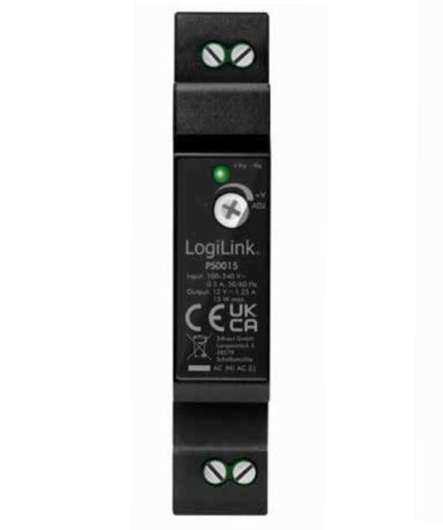 Fonte de Alimentação para Calha DIN LOGILINK PS0015 (15 W), miniatura 3