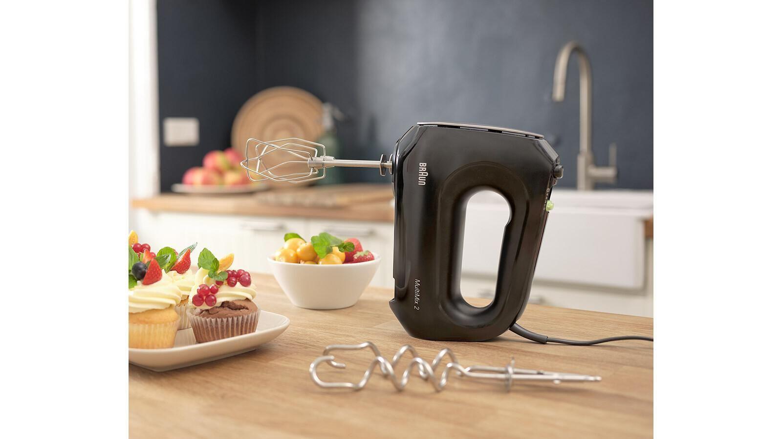 Batedeira Manual BRAUN HM2110BK (500 W - Altura 15,1 cm - Preto), miniatura 5
