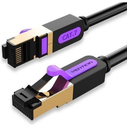 Cabo de Rede RJ45 VENTION ICDBN (15 m - Cat.7 - Preto)