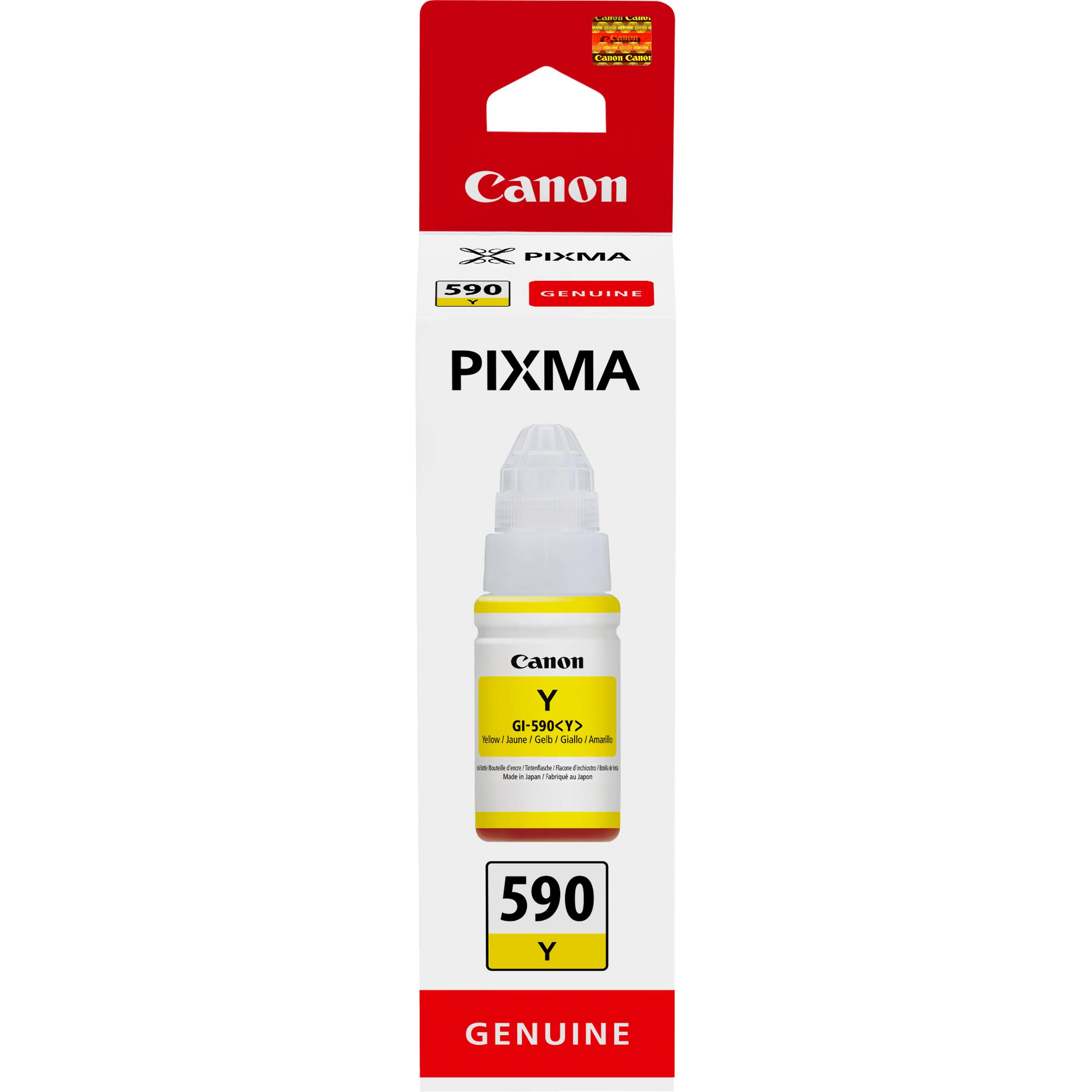 Frasco de Tinta CANON GI590Y/1606C001 (Amarelo)