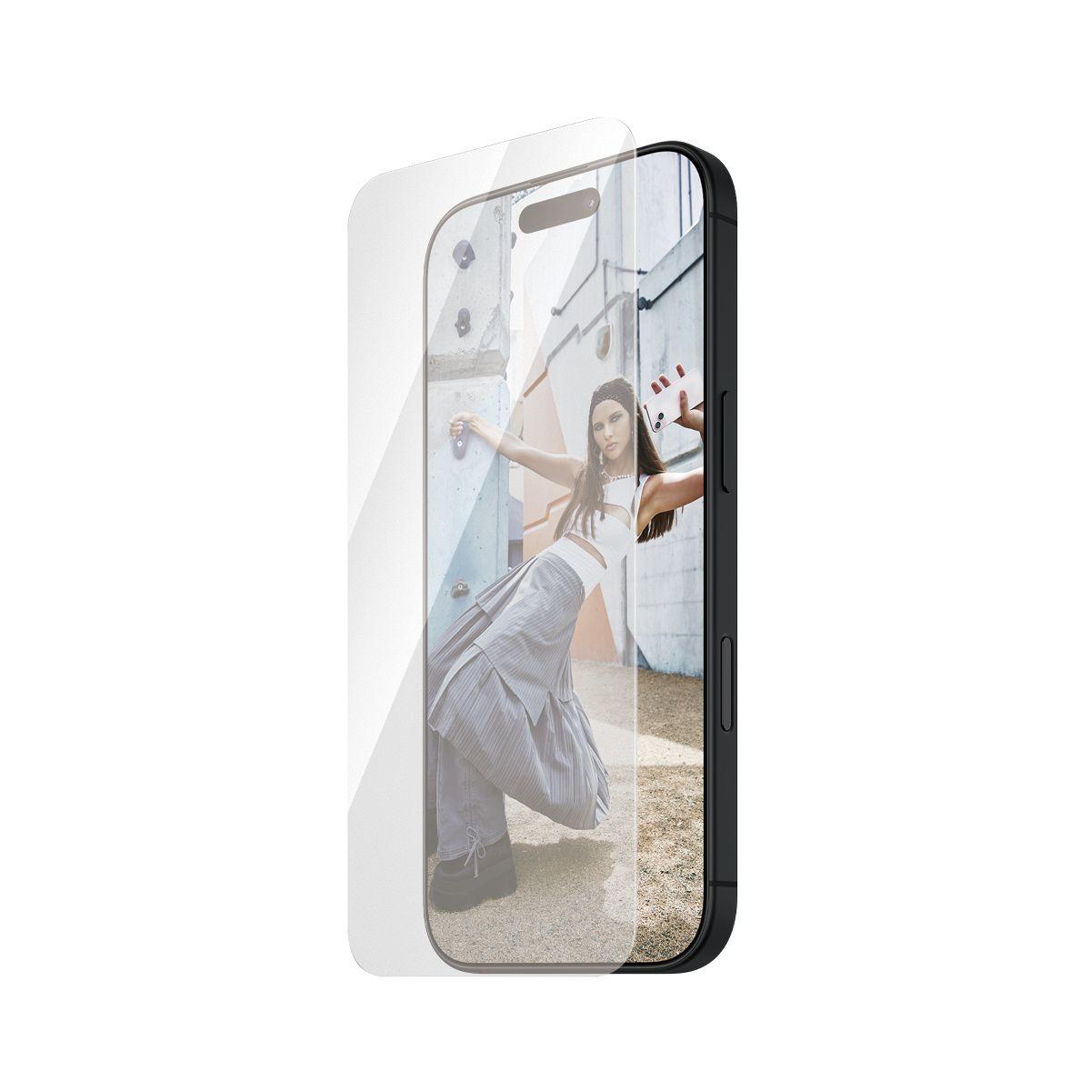 Protetor de Ecrã PANZERGLASS SAFE iPhone 16/15 Plus UWF (Apple - Transparente)