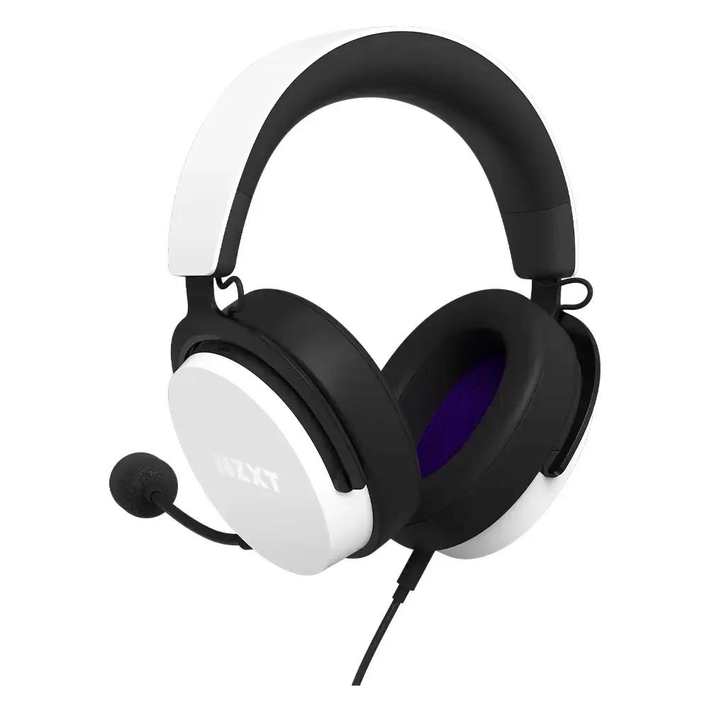 Headset Gaming NZXT Relay DTS Headphone:X (Binaural - Com fios - Circum-aural - Branco) — miniatura 2
