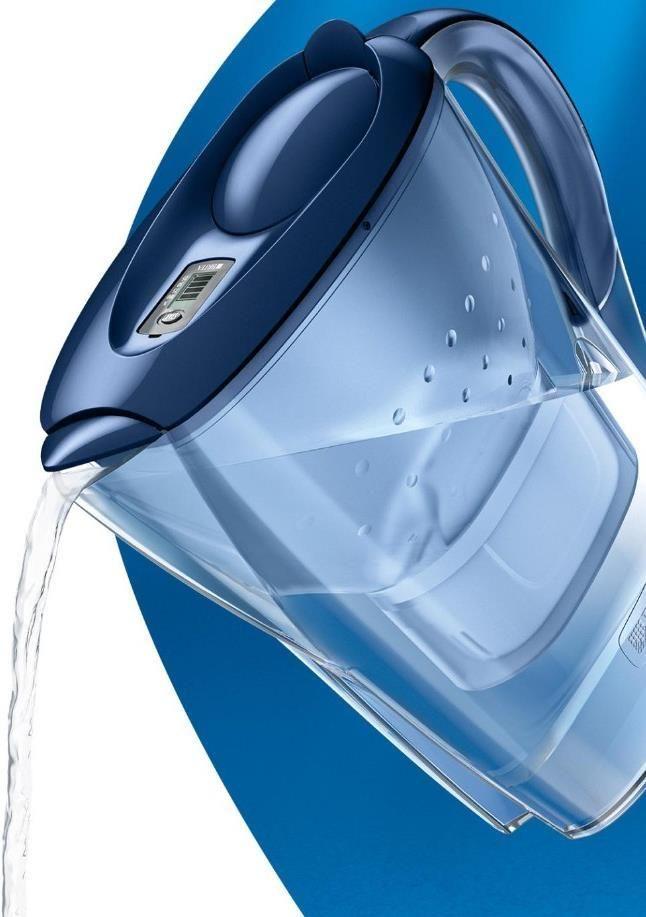 Jarro Filtrante de Água BRITA Marella 125233 (Altura 25,8 cm - Azul)