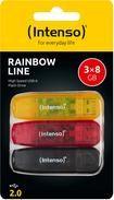 Pen USB INTENSO Rainbow Line (Tampa - USB Type-A - 28 MB/s - Multicor)