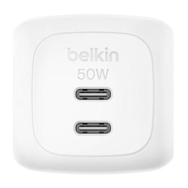 Carregador de Parede USB-C BELKIN WCH019kq1MWH-B6 (50 W - PD PPS - Branco), miniatura 2