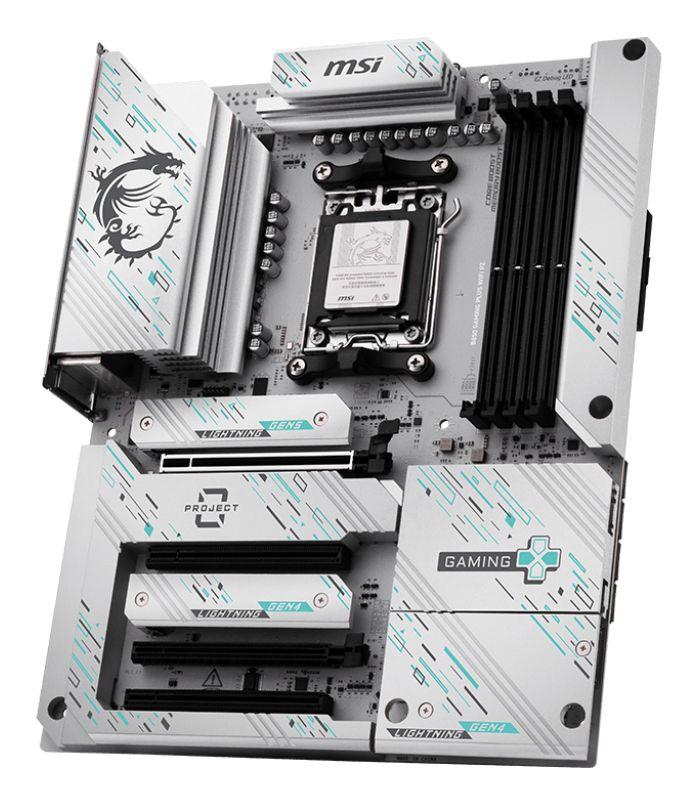 Motherboard MSI B850 GAMING PLUS WIFI PZ (AM5 - ATX - Duplo canal - Preto), miniatura 4