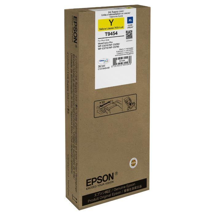 Tinteiro EPSON T9454 C13T945440 (5000 páginas - Amarelo), miniatura 2