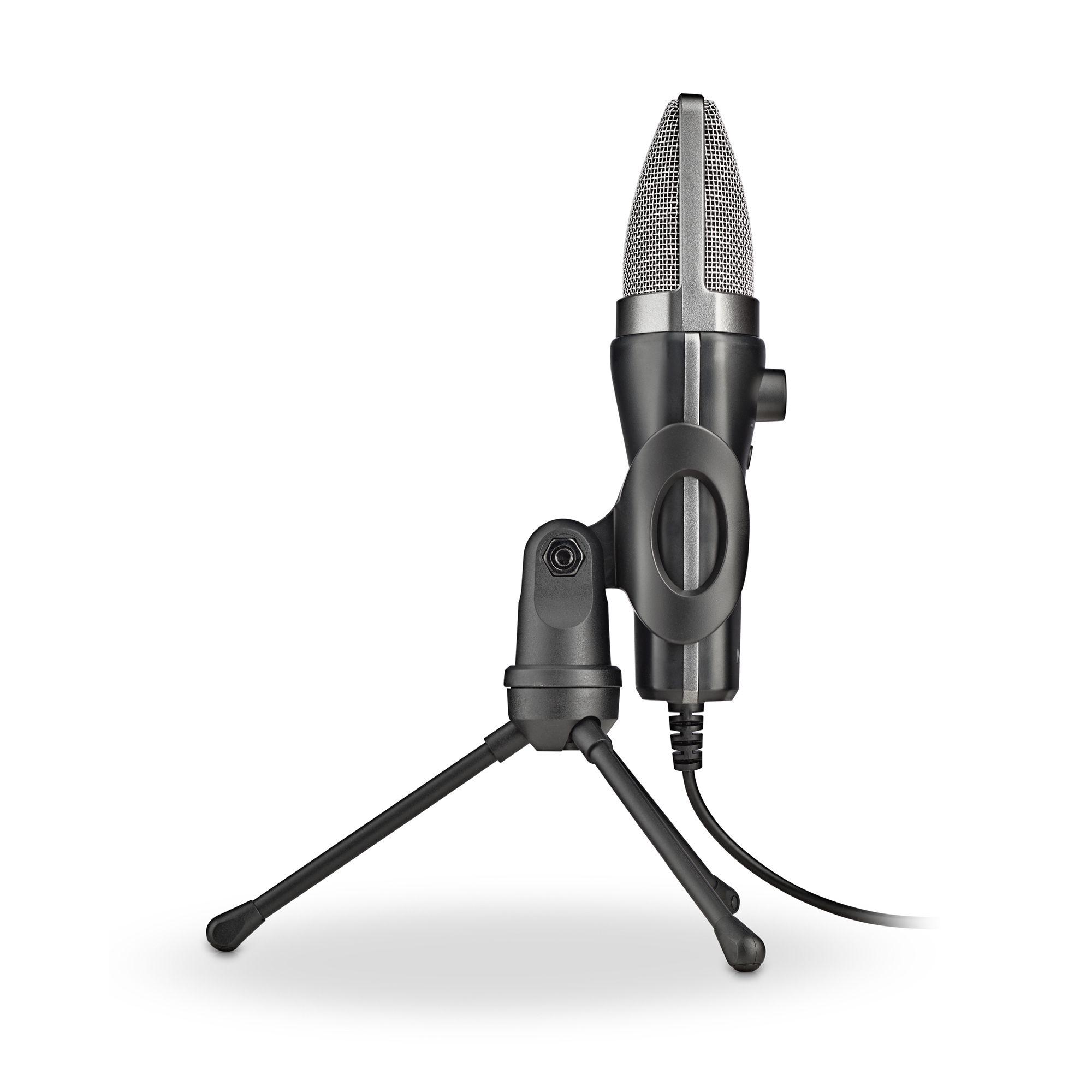 Microfone NGS MS120 (Microfone de podcast - Com fios - USB - Preto) — miniatura 3