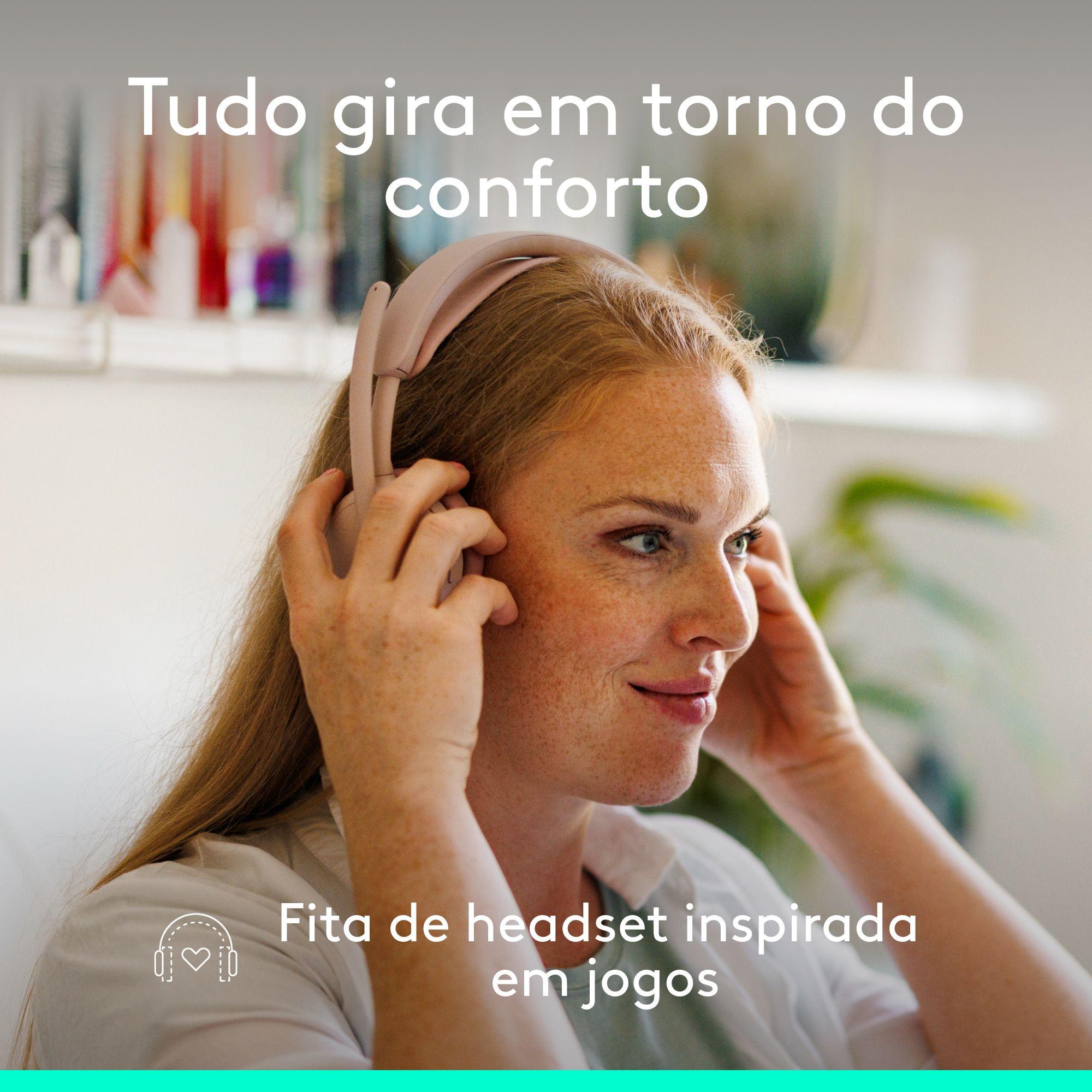 Headset LOGITECH Zone Wired 2 (Binaural - Com fios - Supra-aural - Rosa), miniatura 6