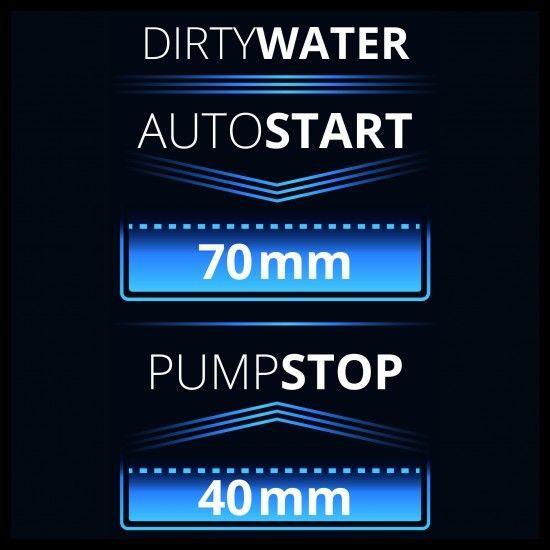 Bomba Submersível para Água Suja EINHELL GE-DP 6935 A ECO (690 W - 17 500 l/h - Preto/Vermelho), miniatura 2