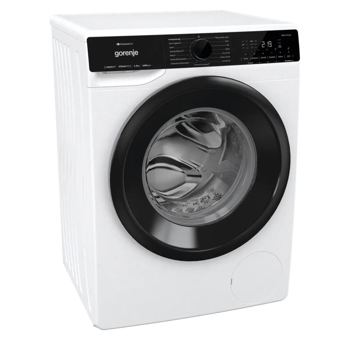 Máquina de Lavar Roupa Independente GORENJE WPNA94A1TS (1300 RPM - B - A - Branco) — miniatura 2