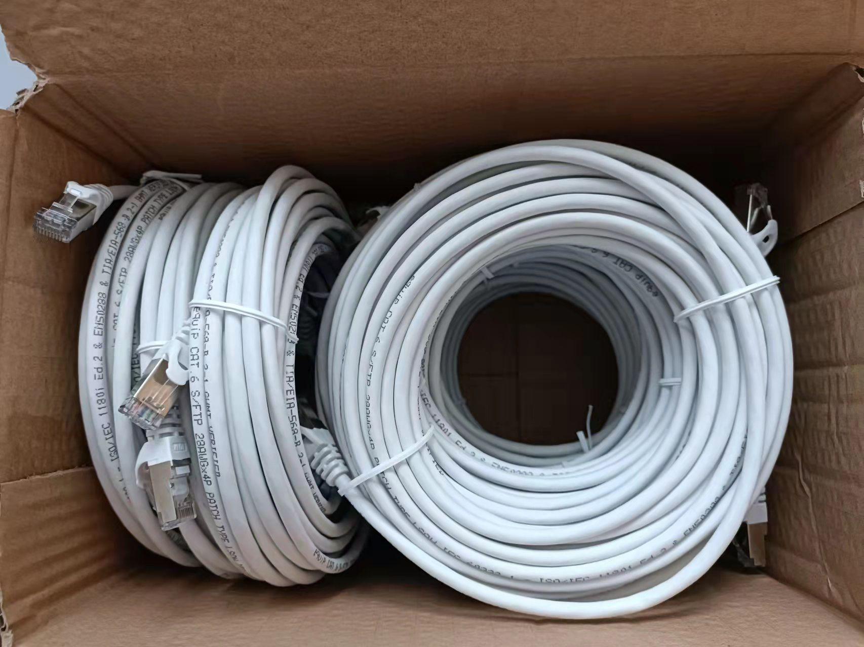 Conjunto de 9 Cabos de Rede EQUIP 635516 (10 m - Cat6 - RJ-45 - Branco), miniatura 3