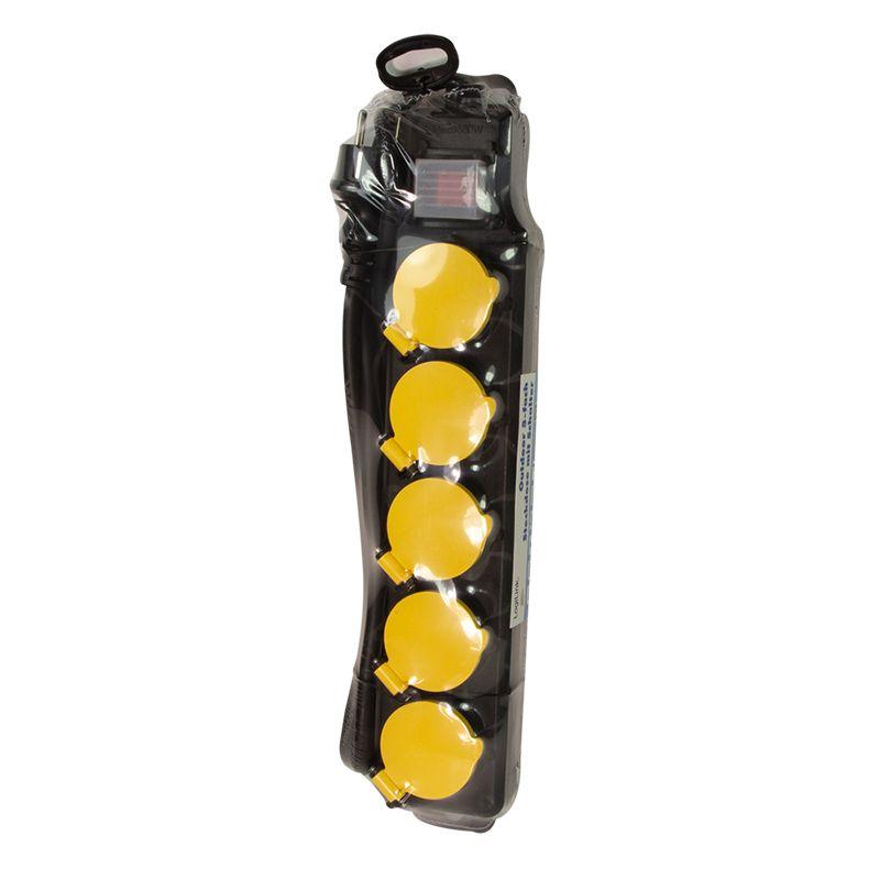Extensão Elétrica LOGILINK LPS255 (1,5 m - Preto e Amarelo), miniatura 7