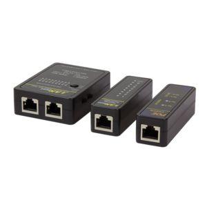 Testador de Cabos de Rede LOGILINK WZ0015P (RJ-11, RJ-12, RJ-45 - Rede, telefónicos e coaxiais - Preto), miniatura 2