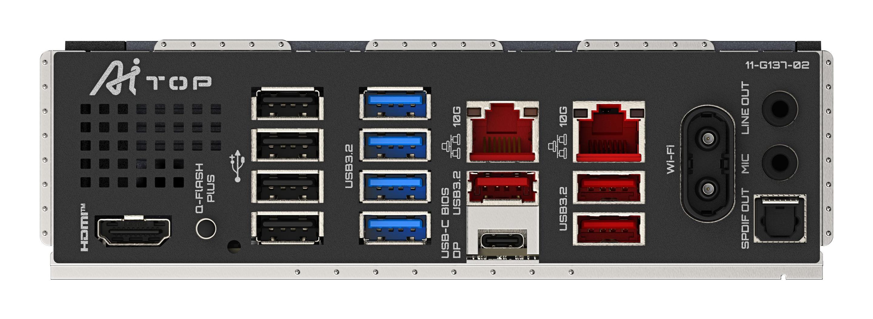 Motherboard GIGABYTE B850 AI TOP (AM5 - ATX - Duplo canal - Castanho), miniatura 6