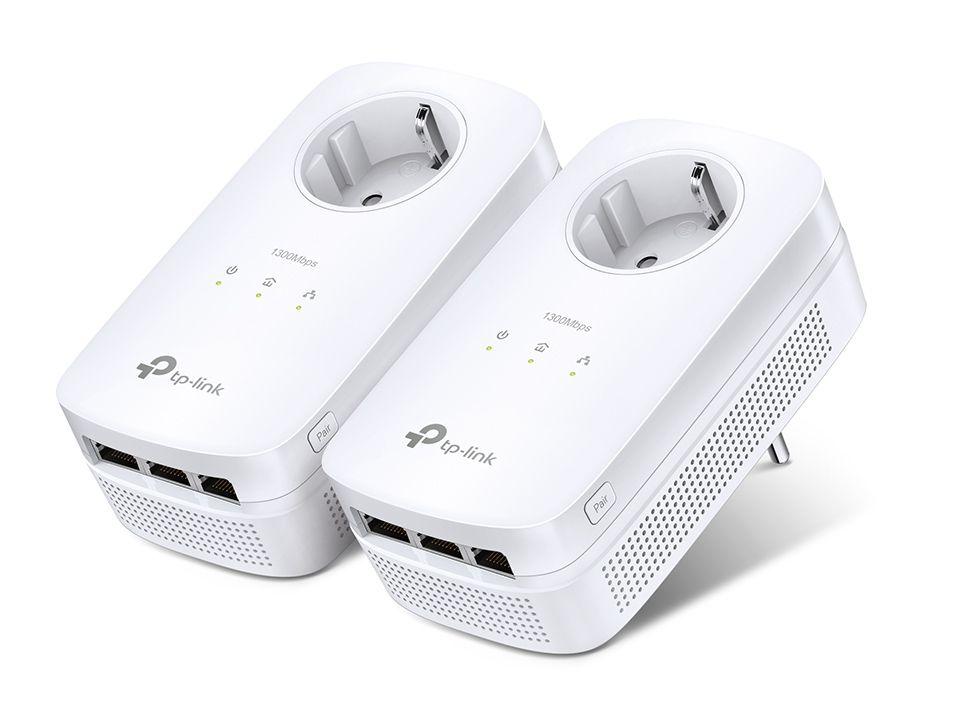 Kit de Adaptadores Powerline TP-LINK TL-PA8030P KIT (Gigabit Ethernet - 2 unidades - HomePlug AV2 - Branco)