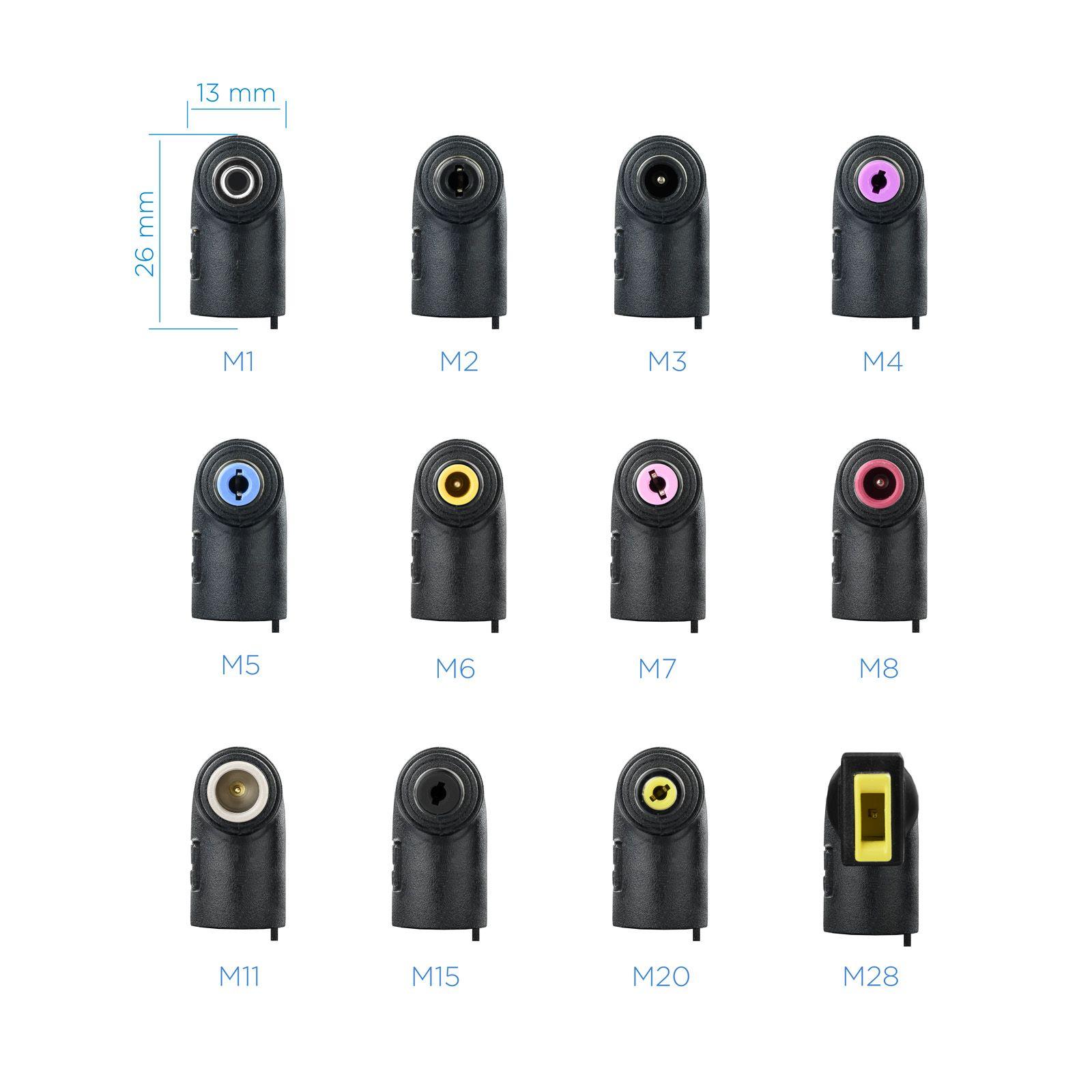 Carregador de Portátil TOOQ TQLC-90BS02AT (90 W - 12-20 V - Preto), miniatura 2