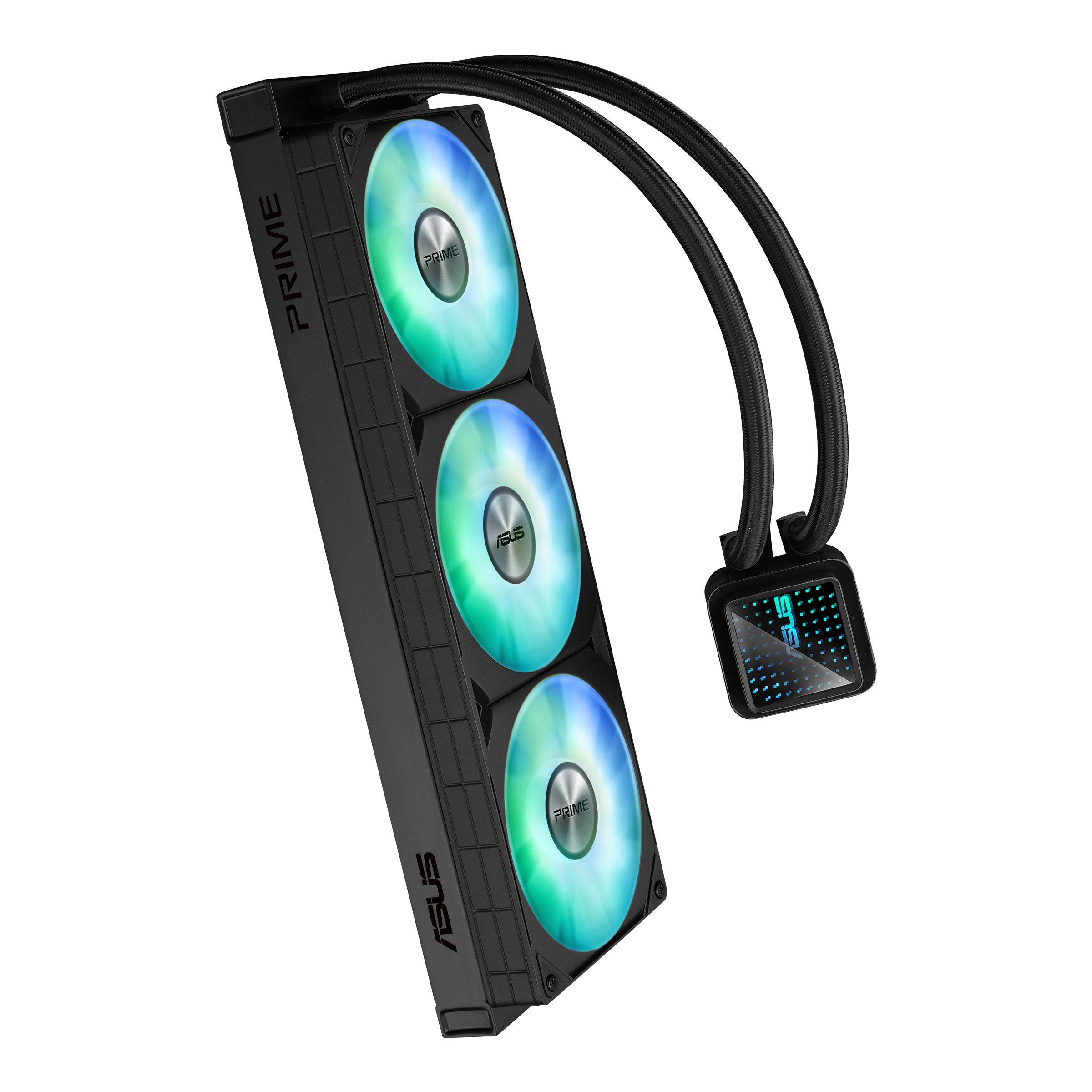 Sistema de Refrigeração Líquida Tudo-em-Um ASUS Prime LC 360 ARGB (120 mm - 3 ventoinhas - 2200 RPM - Preto), miniatura 5