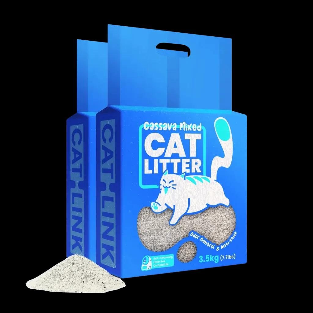 Caixa de Areia CATLINK Cat Litter (Mistura de Mandioca - 3,5 kg)