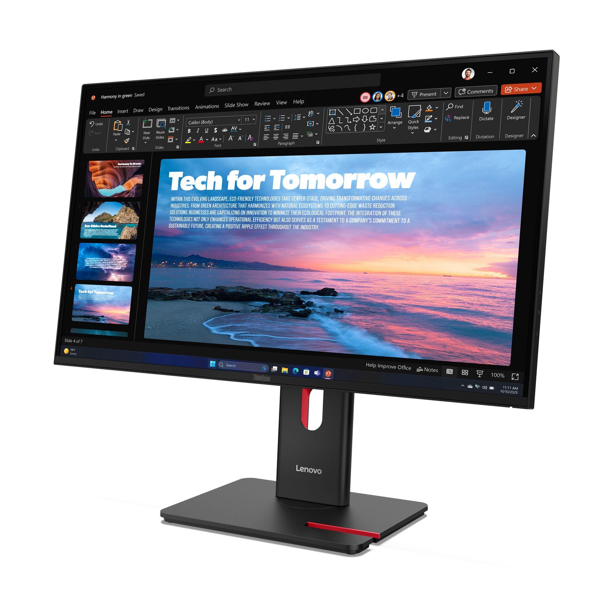 Monitor LENOVO ThinkVision T27QD-40 (27" - IPS - 120 Hz - Preto), miniatura 4