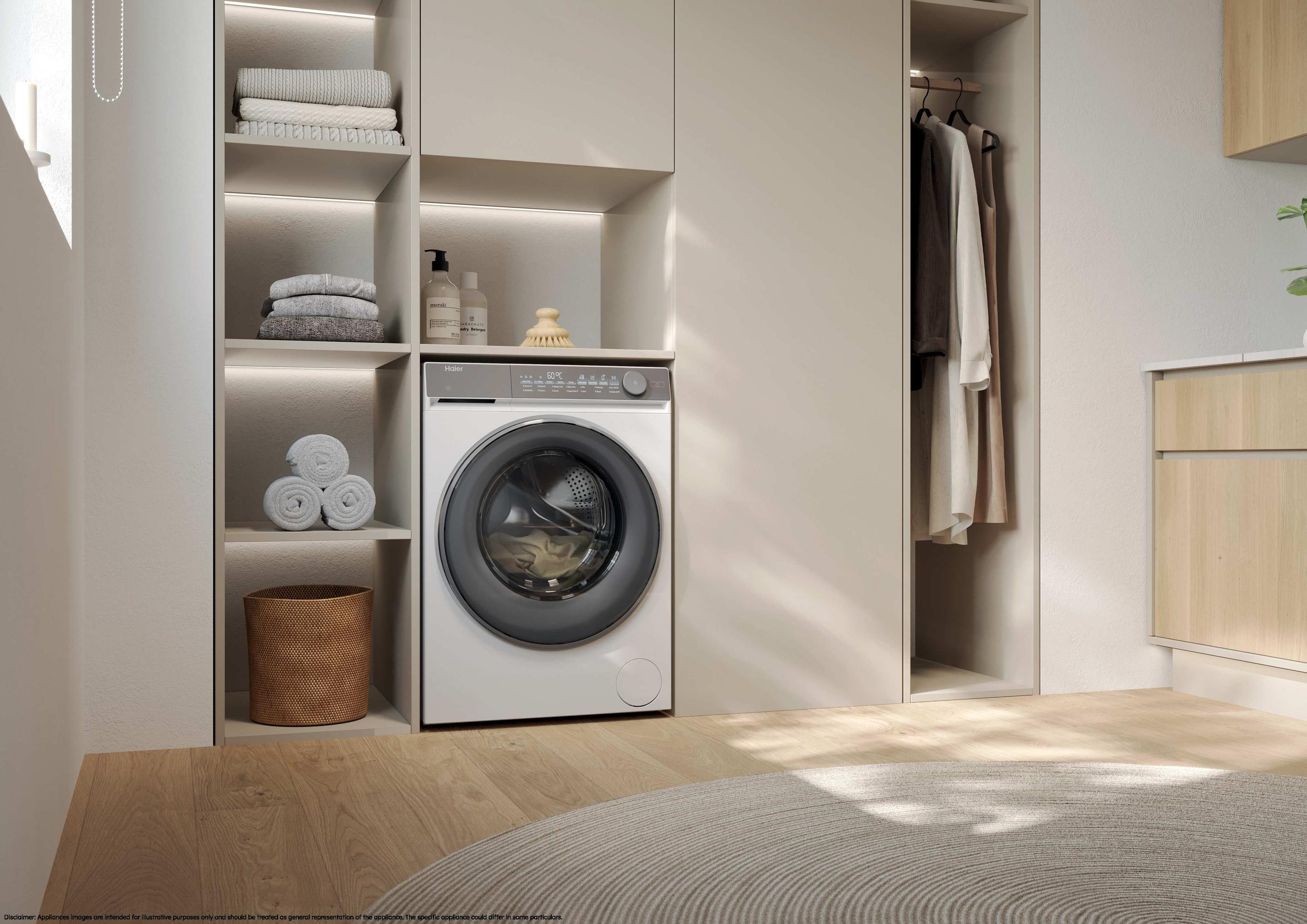 Máquina de Lavar Roupa Independente HAIER HW90B14367UIB (1400 RPM - B - A - Branco) — miniatura 8