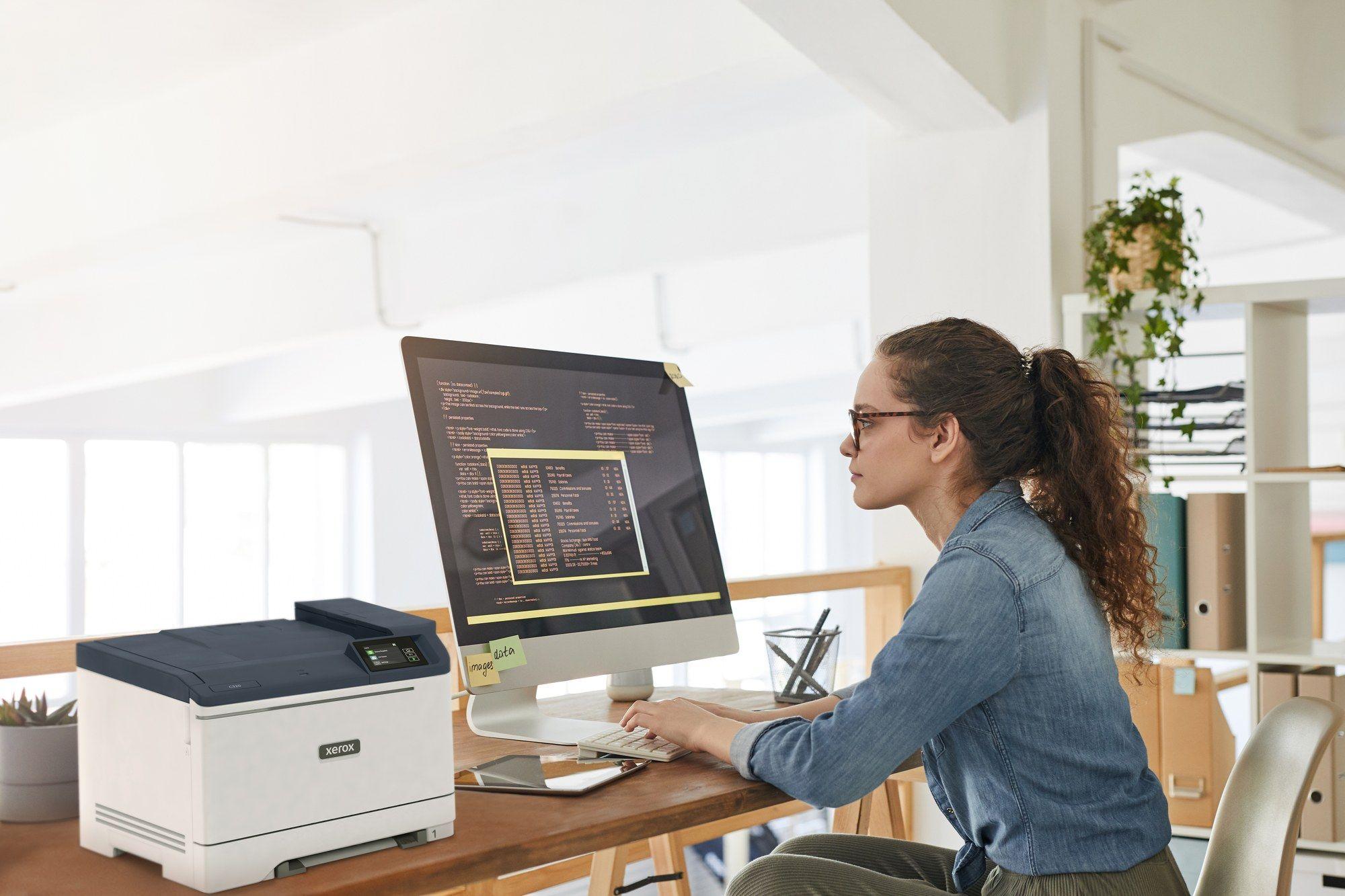 Impressora Laser a Cores XEROX C320V_DNI (A4 - 901 folhas - 10/100/1000Base-T - Branco) — miniatura 5