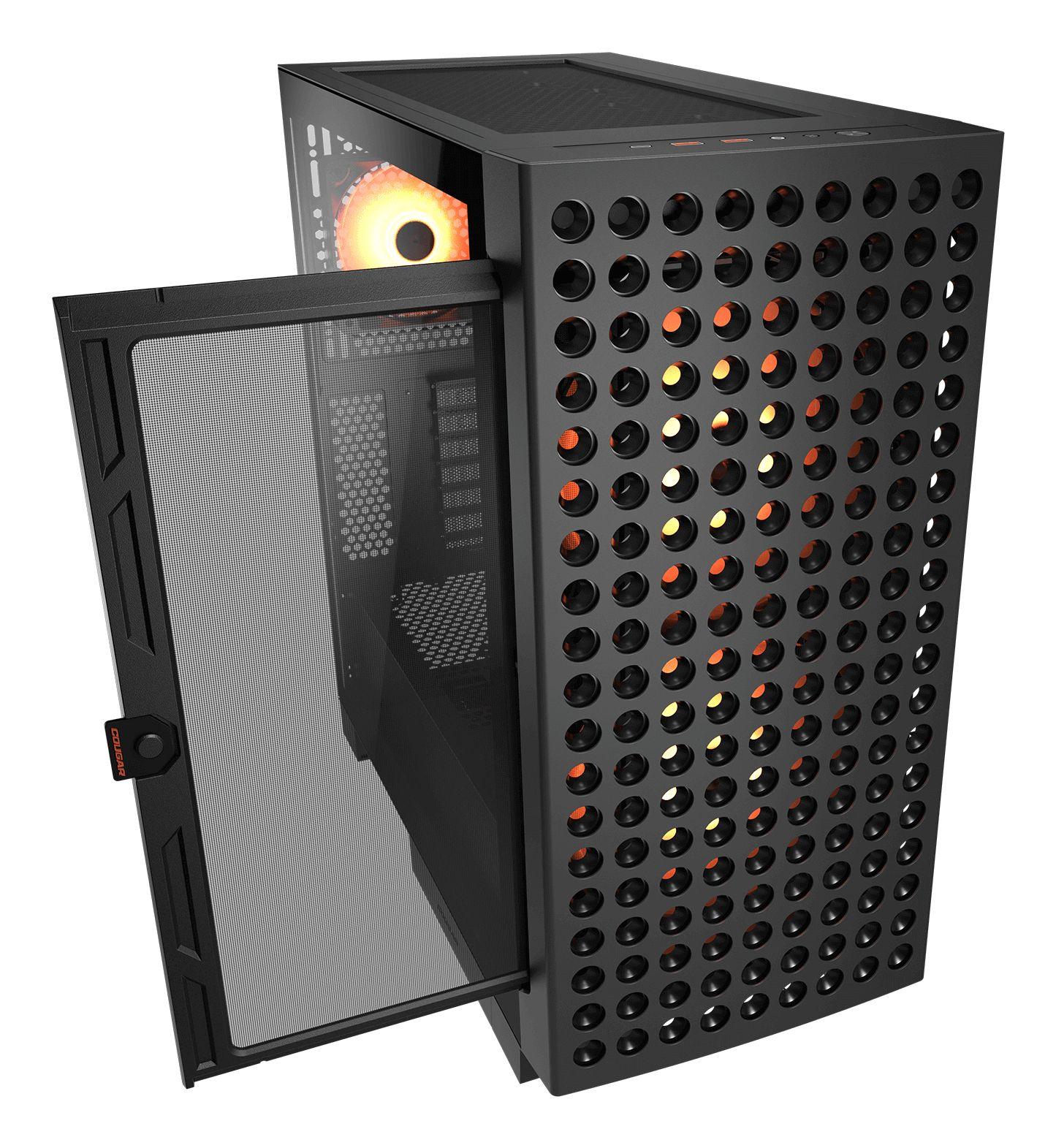 Caixa de Computador COUGAR Airface ECO RGB (Midi Tower - 190 mm - 390 mm - Preto), miniatura 3