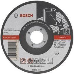 Disco de Corte para Inox BOSCH 2608600549 (Metal, aço inoxidável - Preto)