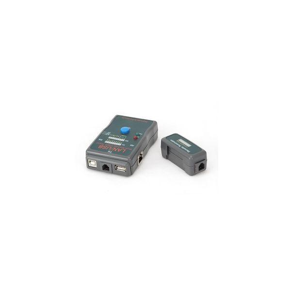 Testador de Cabos GEMBIRD NCT-2 (Preto) — miniatura 3