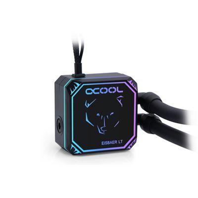Sistema de Refrigeração Líquida para CPU ALPHACOOL Eisbaer LT360 Aurora HPE CPU AIO (4 pinos - Altura 3 cm - Preto) — miniatura 3