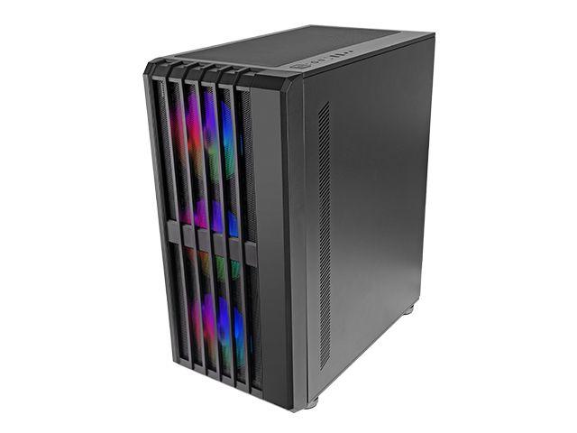 Caixa PC MARS GAMING MC-VAULT (ATX, micro ATX, Mini-ITX - Midi Tower - Rede, SGCC, vidro temperado - Preto) — miniatura 2