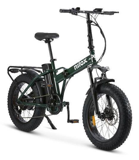 Bicicleta Elétrica Dobrável NILOX X8 Pro (20" - 250 W - 70 km - Verde) — miniatura 2