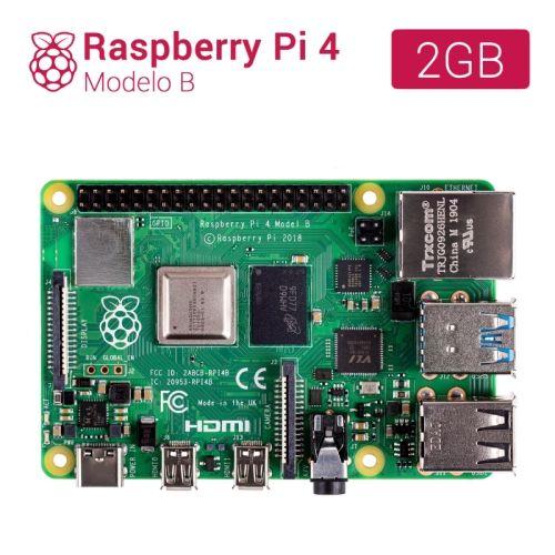 Placa de Desenvolvimento RASPBERRY PI Raspberry Pi 4 Model B (2 GB e Inferior - 3200 MHz)