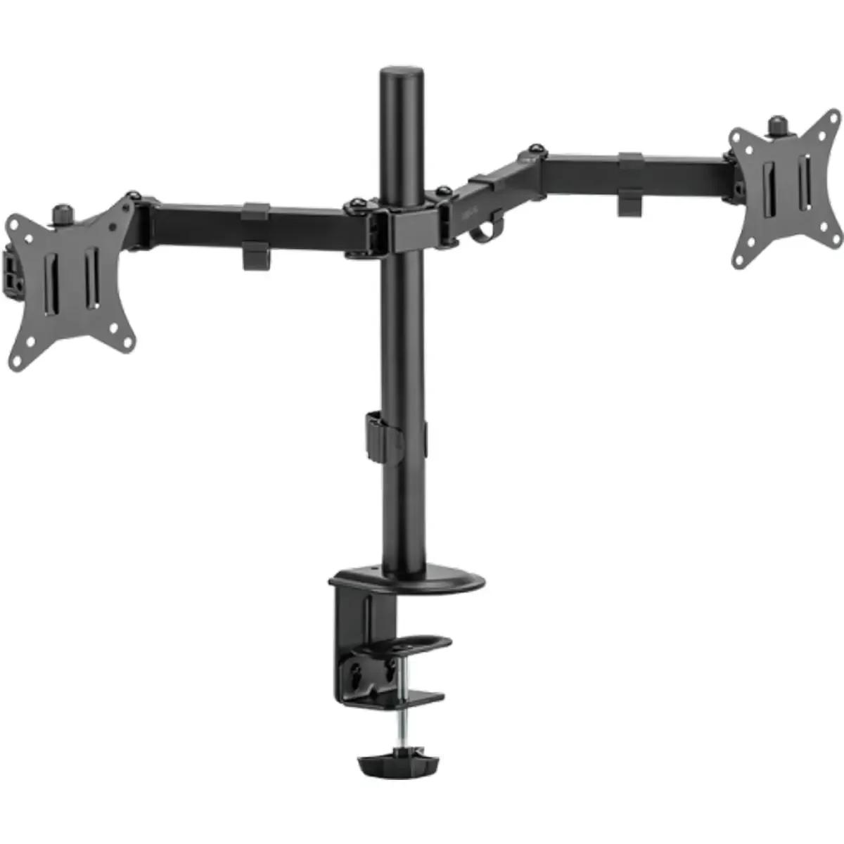 Suporte de Monitor Duplo LOGILINK BP0172 (17-32 polegadas - 9 kg por monitor - Grampo de mesa - Preto), miniatura 2