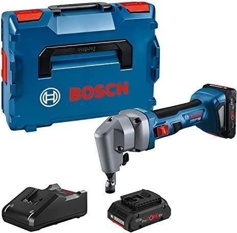 Roedora de Chapa a Bateria BOSCH GNA 18V-16 E Professional (Azul/Preto), imagem 1