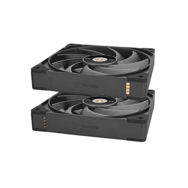 Kit de 3 Ventoinhas para Caixa de PC THERMALTAKE TOUGHFAN EX14 Pro (Plástico - Preto) — miniatura 3