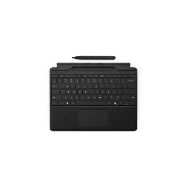 Teclado MICROSOFT Surface Pro Signature Keyboard 8X8-00145 (Alemão - Microsoft Cover port - Acoplamento - Platina)