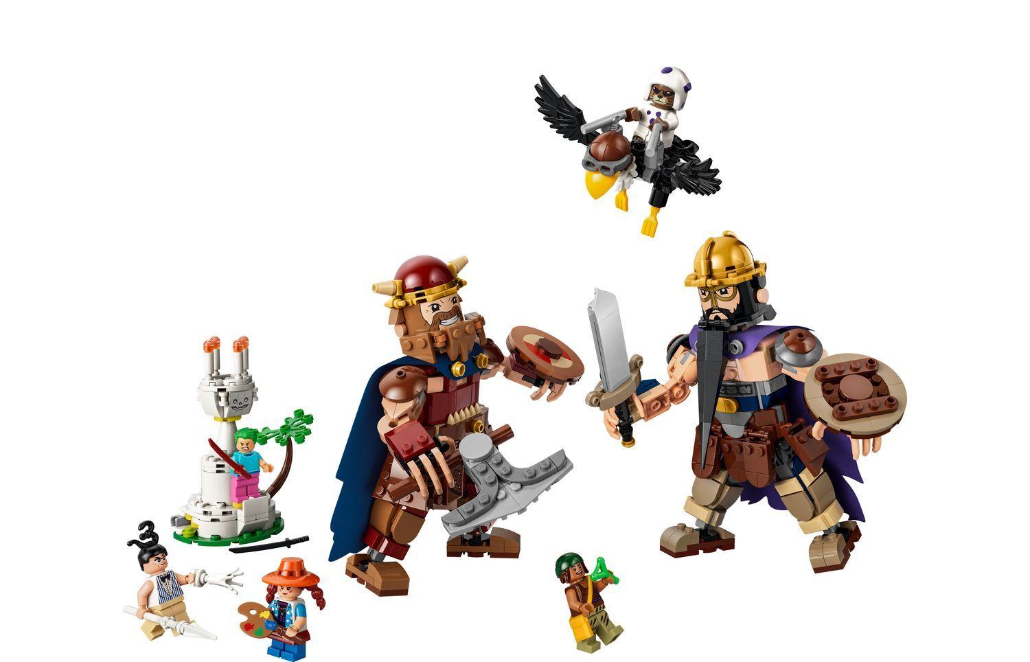 LEGO 75644 One Piece Dorry contra Brogy – Gigantes de Little Garden (9+ anos - 733 peças)